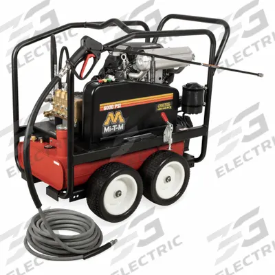 MI-T-M Gas-Powered Pressure Washer: Heavy Duty, Cart, 6,000 psi, 4.3 gpm - Cold Water Pressure Washers