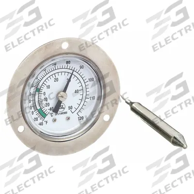 APPROVED VENDOR Analog Panel Mount Thermometer: -40°F to 120°F /-40°C to 50°C - NSF-Rated Panel Mount Dial Thermometers