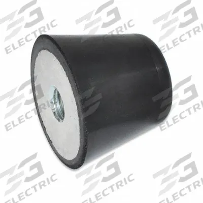 JW WINCO Vibration-Isolating Mount: Flat Conical, Buna-N - Female x Non-Threaded Vibration-Isolating Mounts