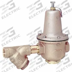 WATTS Water Pressure Regulator: FNPT x FNPT, 1 1/2 in Pipe Size, Brass, 25 psi to 75 psi, NPT x NPT (MPN 1-1/2 LF223-S). Key specifications — Brand: WATTS; Low-Lead Compliance: Low-Lead Compliant.