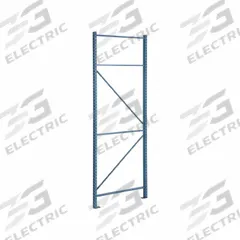 STEEL KING Pallet Rack Upright: Teardrop, 12 ft Overall Ht, 42 in x 3 in, Blue, Steel (MPN RTFBP042144F01PB). Key specifications — Color: Blue; Brand: STEEL KING.