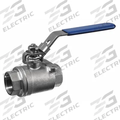 USA INDUSTRIALS Manual Two-Way Ball Valve: 3/8 in, 304 Stainless Steel, Straight Valve Body - Stainless Steel Ball Valves
