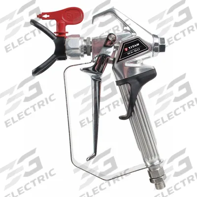 TITAN Conventional Spray Gun: Airless, 1 in to 12 in, 1/4 in Air Inlet Size - Airless Spray Guns