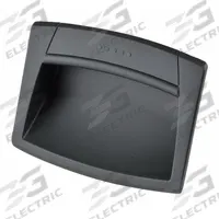 ELESA Recessed Pull Handle: Snap-In, Plastic, Black, Tray, 4.7 in Overall Lg, Rectangular (MPN EPR.120-PF-C1). Key specifications — Mounting Type: Snap-In; Brand: ELESA; Color: Black; Finish: Matte; Material Family: Plastic.