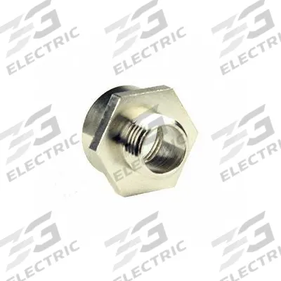 GIOVENZANA: M16 Male to 1/2" NPT Female, Nickel-Plated Brass - Circular Connector Thread Adapters