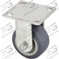 APPROVED VENDOR Plate Caster: Corrosion-Resistant, Rigid, Polyurethane, 4 in Wheel Dia, Medium Duty (MPN P21RX-UP040D-14). Key specifications — attr1109528: Gray; attr1109541: APPROVED VENDOR; attr1172513: Rigid.
