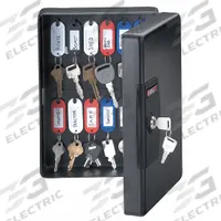 Key Cabinet: 25 Key Capacity, Single Key Lock, Steel, Black, 9 3/4 in Ht, 7 3/8 in Wd, 3 1/4 in Dp (MPN KB-25). Key specifications — Brand: SENTRY SAFE; Finish: Gloss; Includes Key Tags: Includes Key Tags; Includes Mounting Hardware: Mounting Hardware Included; Color: Black; Mounting Location: Wall; Material: Steel.