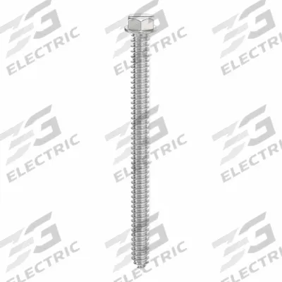 DEWALT Concrete Anchor Screw: 3 1/4 in Overall Lg, 1/4 in Dia, Steel, External Hex - Hex-Head Screw Anchors