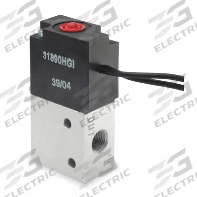ARO Solenoid Air Control Valve: Premair, Three-Way / Two-Position, 120V AC - ARO PremAir Series Solenoid-Operated Inline Air Control Valves
