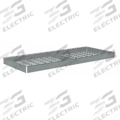 TENNSCO Shelf: 72 in x 18 in, 1,750 lb Load Capacity, Steel, 5 ga Decking, Gray, Shelf (MPN ZLES-7218W). Key specifications — Decking Material: Steel; Includes: (4) Beams; Decking Finish: Zinc Plated; Shelf Configuration: Single Straight; Color: Gray; Frame Material: Steel; Brand: TENNSCO; Frame Finish: Zinc Plated.