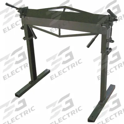 Dayton Sheet Metal Brake: Hand Lever, 16 ga Capacity, 36 in Max. Bending Wd - Manual Straight Brakes