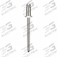 Blind Rivet,1 17/50" L,0.122" dia,PK500: Inch, 1 11/32 in Overall Lg, 1/4 in Body Lg, Plain, 500 PK (MPN AK42ABS201). Key specifications — Brand: POP AVDEL.