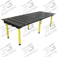 BUILDPRO Welding Table: 36.5 in Ht, 46 in Dp, 78 in Wd, 4,400 lb Wt Capacity, Nitrided (MPN TMQA57846). Key specifications — Manufacturer Part Number: TMQA57846; Brand: BUILDPRO; Hole Diameter: 5/8 in.