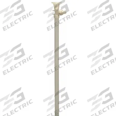 FINISH THOMPSON Drum Pump Tube: Fixed, Polypropylene, 1 1/4 in Inlet Size - Drum Pump Tube Assemblies