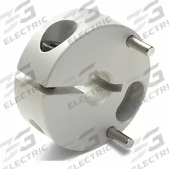 RULAND MANUFACTURING Controlflex Coupling Hub: 1.5° Angular Misalignment, 0.3 mm Axial Motion, 6082 (MPN MCPRS19-8-A). Key specifications — attr921485: Aluminum; attr921476: MCPRS19; attr921469: RULAND MANUFACTURING.