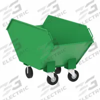 VALLEY CRAFT Chip Truck: Not Powered, 14 cu ft Cubic Foot Capacity, 2,000 lb Load Capacity, Green (MPN F85142A5). Key specifications — Color: Green; Brand: VALLEY CRAFT; Caster/Wheel Configuration: (2) Swivel.