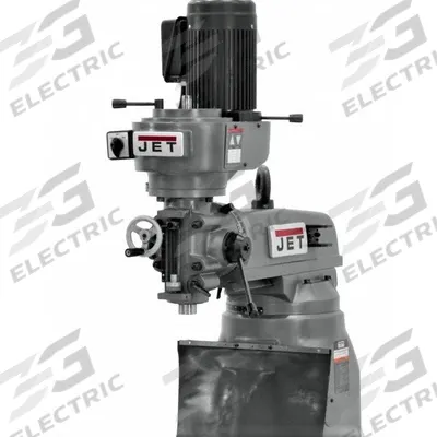 JET Vertical Milling Machine: JVM-836-3, 1 1/2 hp - Belt-Drive Vertical Milling Machines