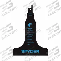 SPYDER Reciprocating Saw Scraper Attachment 4-Inch: Reciprocating Saw Compatible, Alloy Steel (MPN 00320). Key specifications — attr1170545: Alloy Steel; attr1179906: Reciprocating Saw; attr1179907: Reciprocating Blade; attr1190188: Spyder Scraper™; attr1170553: SPYDER.