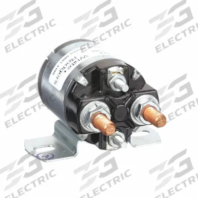 WHITE-RODGERS Power Solenoid: 100 A Current Rating, 12 V DC Coil Volt, SPST-NO, 4 Terminals - DC Power Solenoids
