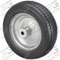 APPROVED VENDOR Flat-Free Wheel: 10 in Wheel Dia., 3 in Wheel Wd, Polyurethane, 225 lb Load Capacity (MPN 53CM58). Key specifications — Brand: APPROVED VENDOR; Tire Sidewall Number: 4.10/3.50-4.