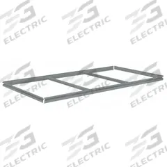 TENNSCO Shelf: 60 in x 36 in, 750 lb Load Capacity, Gray, Shelf (MPN ZBES-6036). Key specifications — Includes: (4) Beams; Shelf Configuration: Single Straight; Color: Gray; Frame Material: Steel; Brand: TENNSCO; Frame Finish: Zinc Plated; Product Type: Shelf.