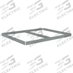 TENNSCO Shelf: 60 in x 42 in, 2,000 lb Load Capacity, Gray, Shelf (MPN ZLES-6042). Key specifications — Includes: (4) Beams; Shelf Configuration: Single Straight; Color: Gray; Frame Material: Steel; Brand: TENNSCO; Frame Finish: Zinc Plated; Product Type: Shelf.