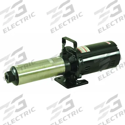 Dayton Booster Pump: 3 hp, Three Phase, 230V AC, 21 gpm Best Efficiency Flow, 172 psi Shut Off - Horizontal Booster Pumps