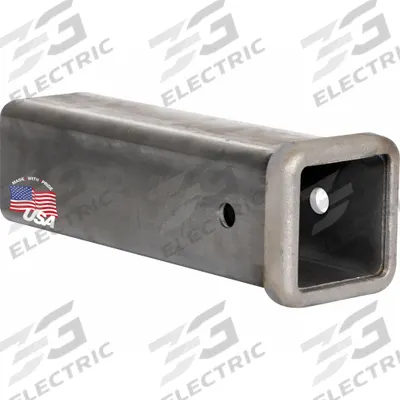 BUYERS PRODUCTS Receiver Tube: 3 in Compatible Hitch Size, 12 in Overall Lg - Receiver Tubes