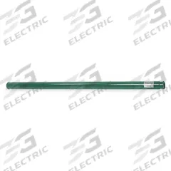 GREENLEE Reel Stand Spindle: 1 Spindles, 62 in x 2 3/8 in x 2 1/2 in, For 56 in Max Spool Dia, Steel (MPN 647). Key specifications — Brand: GREENLEE; Color: Green; Material: Steel; Finish: Powder Coated; For Maximum Spool Diameter: 56 in.