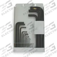 EKLIND Hex Key Set: 11 - 15 Pieces, Hex-L Long, L, Metric, Std End, Long, 14 Pieces, Organizer (MPN 10614). Key specifications — attr1205553: Not Tether Capable; attr1205554: EKLIND; attr1205568: Black Oxide; attr1293176: 11 - 15 Pieces.