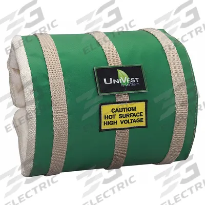 UNITHERM Insulated Pipe Jacket: For 13 in to 19 in Circumference, Ceramic Fiber - Pipe Covers