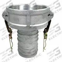 Cam and Groove Coupling: 4 in Coupling Size, 3 in Hose Fitting Size, 6 15/16 in Overall Lg, Nitrile (MPN PLE58). Key specifications — Fitting Type: Male Hose Shank; Gasket Material: Nitrile; Brand: APPROVED VENDOR.