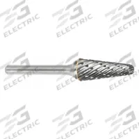 SGS PRO Carbide Bur: Ball-Nosed Cone, SL-4, Steel Cut, 1/2" x 1 1/8" Head, 1/4" Shank (MPN 19374). Key specifications — Trade Number: SL-4; Brand: SGS PRO.