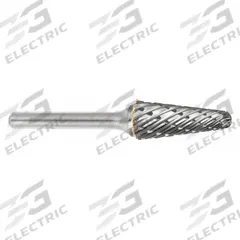 SGS PRO Carbide Bur: Ball-Nosed Cone, SL-4, Steel Cut, 1/2" x 1 1/8" Head, 1/4" Shank (MPN 19374). Key specifications — Trade Number: SL-4; Brand: SGS PRO.
