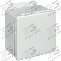 HOFFMAN Enclosure: Steel, 6 in x 6 in x 4 in, NEMA 12/13, Solid Cover, Hinged, Dust Tight (MPN A606CH). Key specifications — Brand: HOFFMAN; Closure Method: Clamps; Knockouts: Not Included.