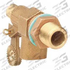 WATTS Float Valve: For Water Media, Straight Valve Body, Bulkhead, Bronze, 3/4 in Pipe Size, Flange (MPN HD 750 12). Key specifications — Mounting: Bulkhead; Arm Adjustability: Adjustable; Connection Gender - Side 1: Male; Connection Gender - Side 2: Male; Brand: WATTS; Connection Type - Side 1: Flange; Connection Type - Side 2: IPS; Flow Rate: 60 gpm @ 100 psi.