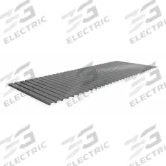 TENNSCO Decking: 96 in x 36 in x 9/16 in, 22 ga Decking, Steel, 4,150 lb Load Capacity (MPN BSD-9636). Key specifications — Decking Material: Steel; Frame Finish: Powder Coated; Color: Industrial Gray; Includes: (8) Panels; Brand: TENNSCO.