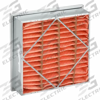 GRAINGER Rigid Cell Air Filter: 24 in x 24 in x 6 in, Synthetic, Single Header - MERV 11 Rigid Cell Air Filters