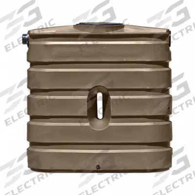 BUSHMAN Rain Barrel: Mocha, 50 in Overall Ht, 17 in Overall Wd - Rain Barrels