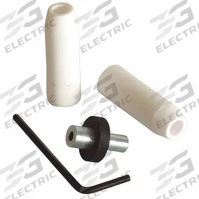 ALC Abrasive Blast Nozzle Kit: Siphon Feed, Ceramic, 1/4 in - Ceramic Siphon-Feed Blasting Nozzle Kits