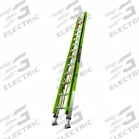 LITTLE GIANT Extension Ladder: 28 ft Ladder Size, Fiberglass, 375 lb Load Capacity, 74 lb Wt (MPN 17528-282). Key specifications — Color: Green; Brand: LITTLE GIANT; Included Features: Limited Arrest Safety Line; Removable Fly: Fixed.