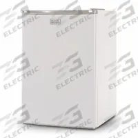 BLACK & DECKER Refrigerator: White, 2.5 cu ft Total Capacity, 2 Shelves, Energy Star Certified (MPN BCRK25W). Key specifications — Includes Ice Maker: No; Color: White; Defrost: Manual; Energy Star Certified: Yes; Door Style: Glass; Brand: BLACK & DECKER.
