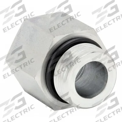 PARKER Metal Pipe Straight: 1 in x 1 1/2 in, Male Threaded x Female SAE Threaded - Threaded High-Pressure Pipe Fittings
