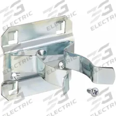 APPROVED VENDOR Spray Can Holder: 2 1/2 in x 2 1/4 in, Hanging, Surface, Silver (MPN 6YE15). Key specifications — Mounting Type: Surface; Finish: Zinc-Plated; Color: Silver; Accessory Type: Spray Can Holder; Locking System: Hanging; Brand: APPROVED VENDOR.