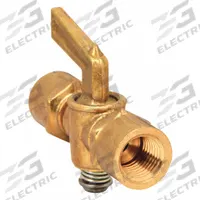 WEATHERHEAD Ground Plug Valve: For Fluids Media, 2-Way, 1/4 in Pipe Size, Brass, FNPT x FNPT, Female (MPN 6809). Key specifications — Brand: WEATHERHEAD.