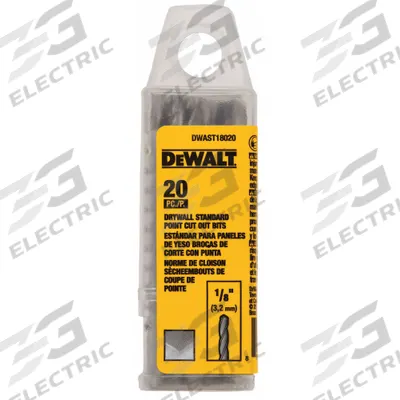 DEWALT Cut-Out Bit: High Speed Steel, 1/8 in Drill Bit Dia, 1 3/8 in Cutting Dp - Cut-Out Tool Routing Bits