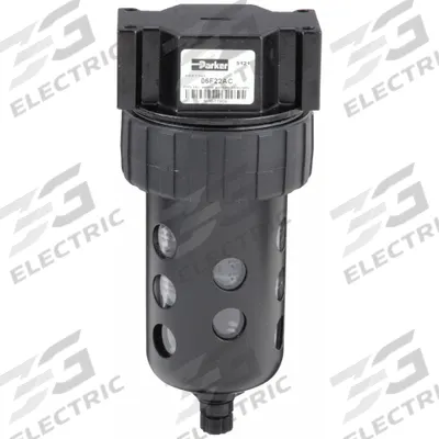 Parker Compressed Air Filter: Particulate, 3/8 in NPT, 40 micron, 80 cfm - Parker FRL Air Filters