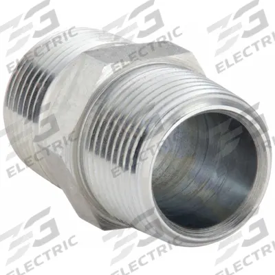 PARKER Metal Pipe Straight: 2 in x 2 in, Male NPT Threaded x Male NPT Threaded - Threaded High-Pressure Pipe Fittings
