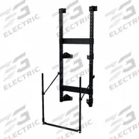 MILWAUKEE PACKOUT Rack frame: 27 5/16 in W x 21 in D x 70 in H, Steel, Black, 0 Shelves (MPN 48-21-8010). Key specifications — attr1120130: MILWAUKEE; attr1120217: Steel; attr1120218: Black.