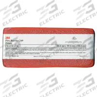 3M Firestop Pillow: 9 in Overall Lg, 4 in Overall Wd, 3 hr Fire Rating (MPN FB-249*). Key specifications — Color: Red; Interlocking: No; Fire Rating: 3 hr; Brand: 3M.